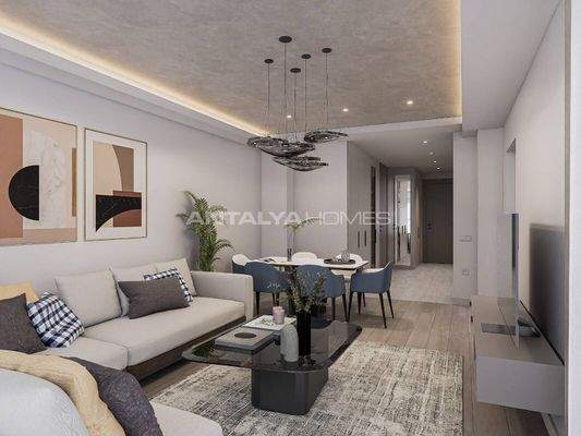 Mountain View Apartments with Communal Pool in Antalya Konyaalti