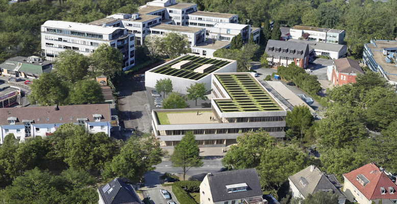 Bürogebäude mit Gewerbehalle