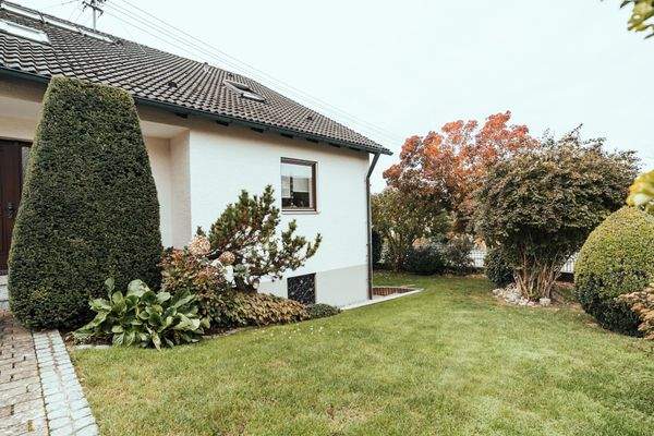 Vorderansicht Garten