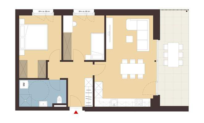 Weidenweg,Dornbirn-Grundriss Whg 01