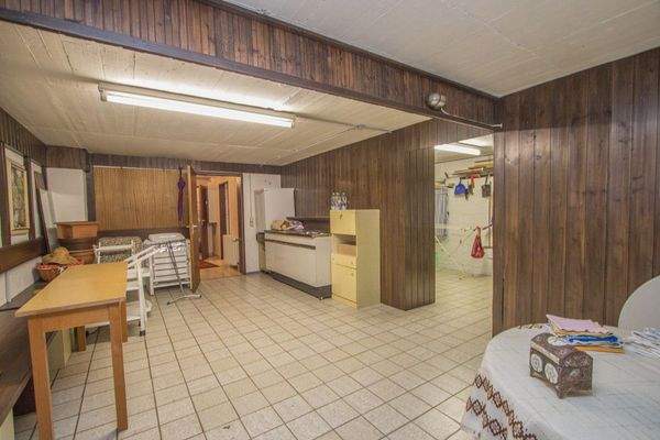 Der Hobbyraum im Keller