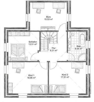 Grundriss Dachgechoss
