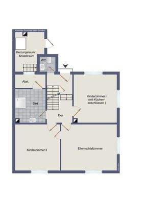 Erdgeschoss (kein Maßstab)