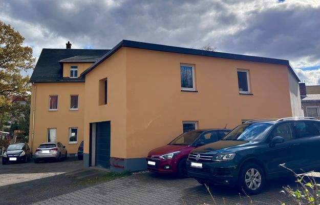 seitliche Gebäudeansicht 