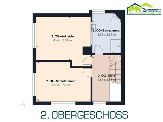 Grundriss 2 Obergeschoss