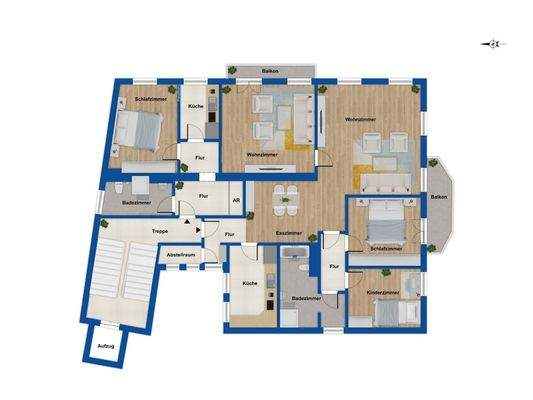 Grundriss 2. Obergeschoss