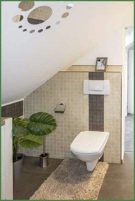 WC im Dachgeschoss