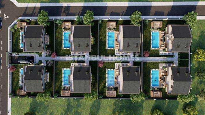 Luxurious Nature-View Houses with Pools in Beylikdüzü İstanbul