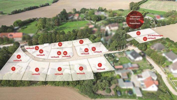 Lageplan + Verkaufsstand