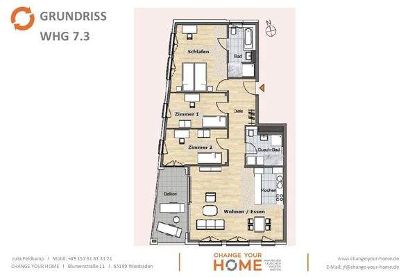 IH7 GRUNDRISS  WHG 7.3