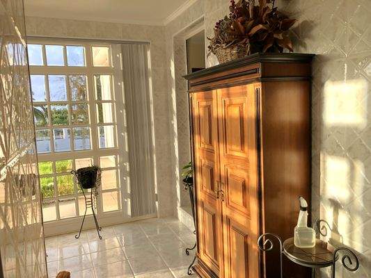 Übergangsbereich zum Erweiterungsbau