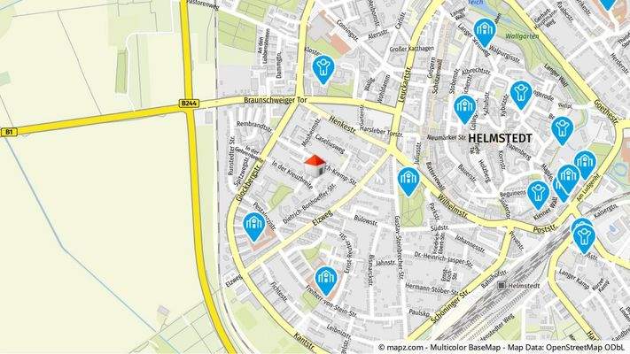 Geolyzer Kartenausschnitt