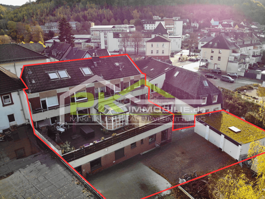 Ansicht Geschäftshaus hinten