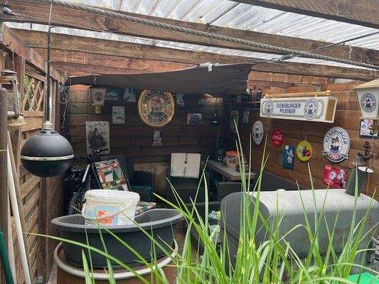 überdachte Terrasse