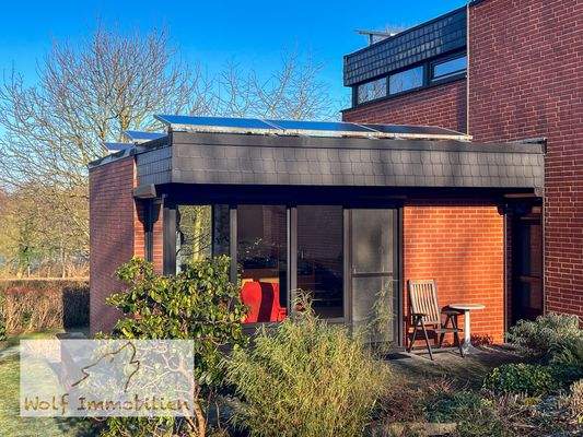 Terrassentür zum Wohnzimmer