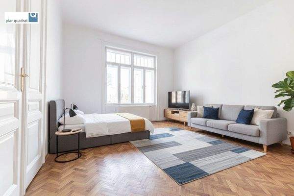 Zimmer 4 (gem. Grundriss-Skizze) - Möblage ist KI-generiert und nicht Teil des Mietgegenstandes