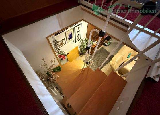 Treppe zum Hobbyraum