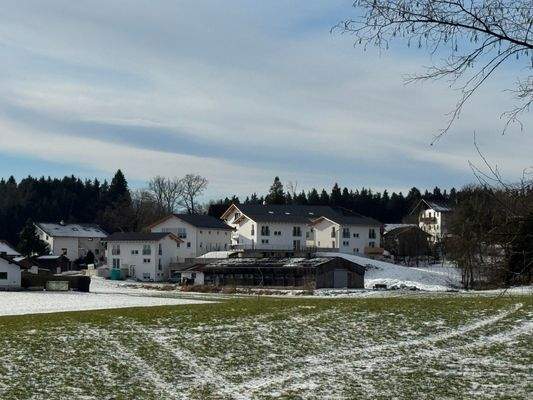 Sicht auf das Wohngebiet