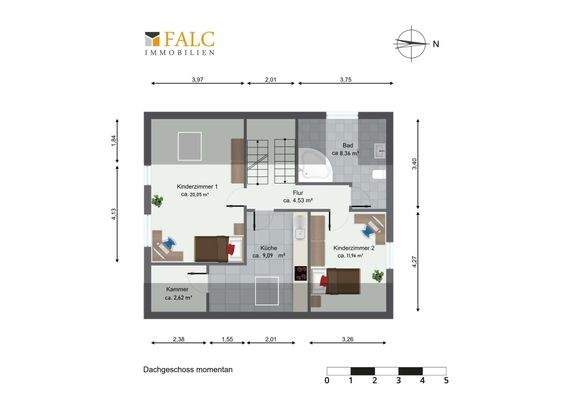 Grundriss Dachgeschoss