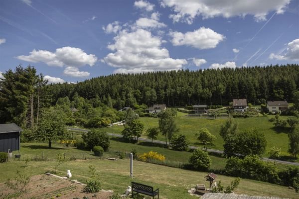 Aussicht vom Balkon