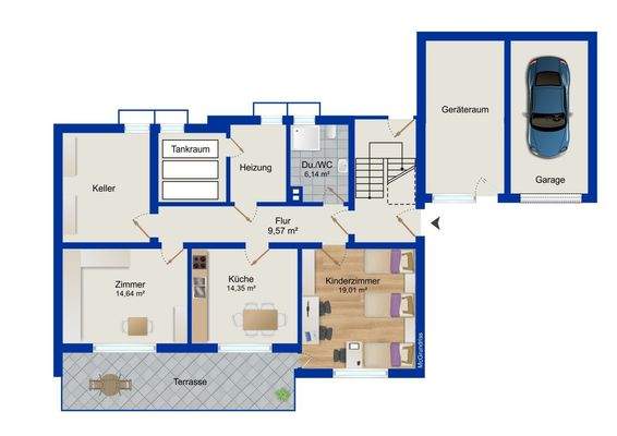 Grundriss Untergeschoss