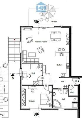 Grundriss Ostergrund 9 EG links