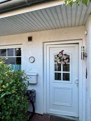 Überdachter Hauseingang