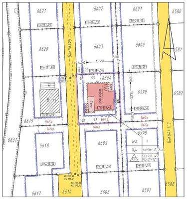 Genehmigte Bauvariante