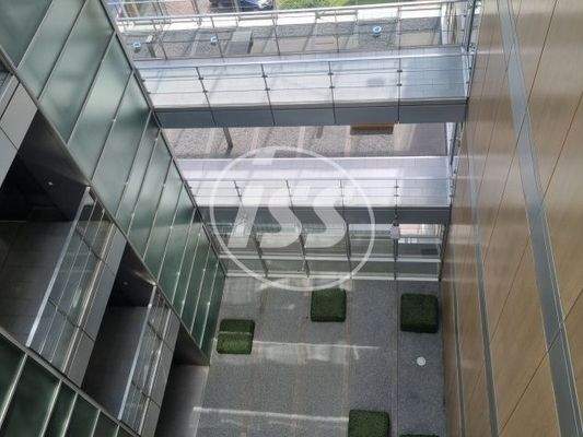 Blick ins Foyer von oben