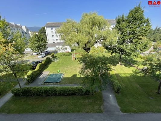 Ausblick vom Balkon