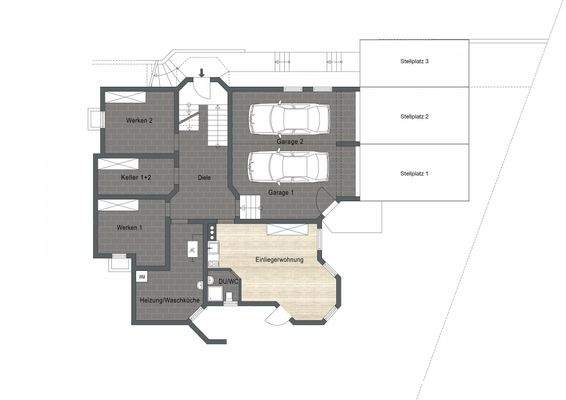 Grundriss Untergeschoss