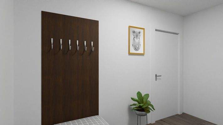 Visualisierung Whg 7  Windfang