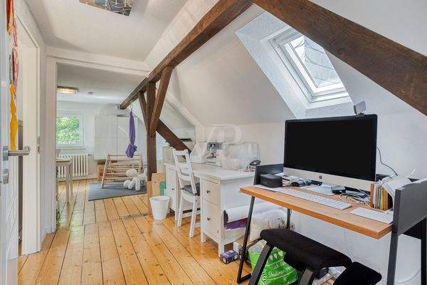Arbeits - und Spielbereich im Dachgeschoss