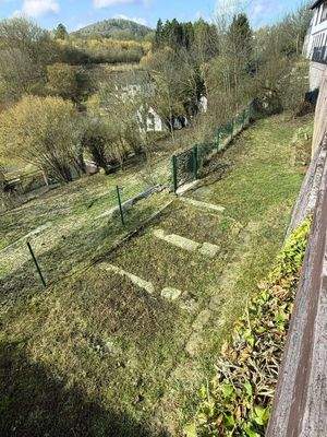 Blick auf die 2. Gartenebene