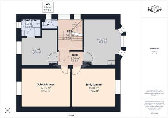 Wohnung Obergeschoss