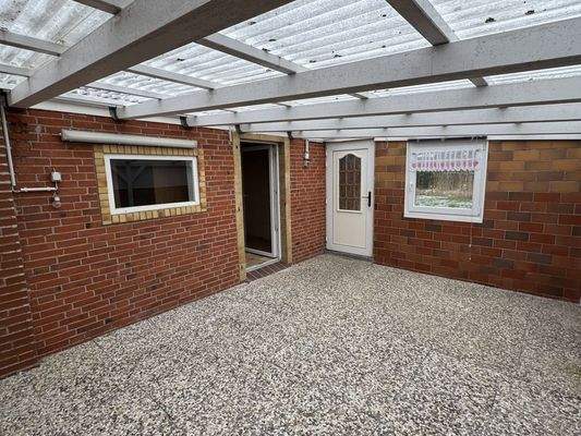 Geschlossene und überdachte Terrasse