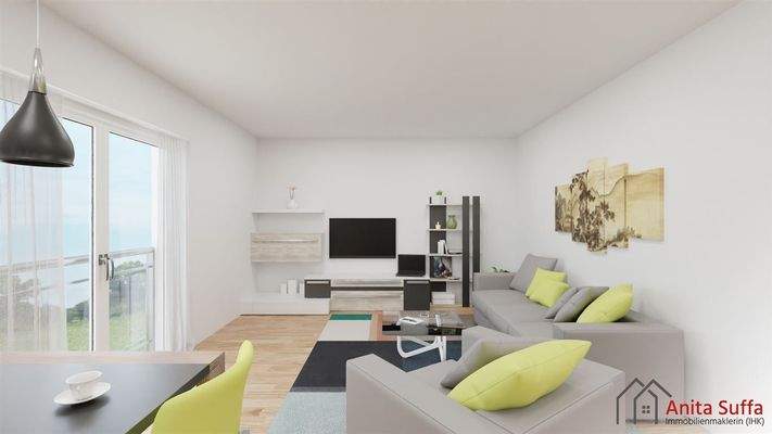 Visualisierung Wohnzimmer