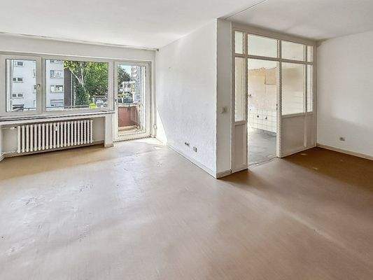 Küche und Wohnbereich