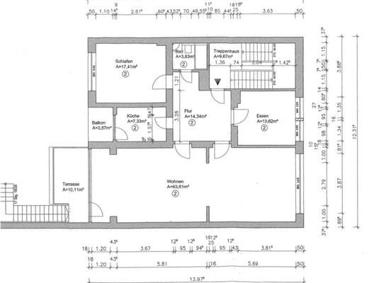 Grundriss 1.Obergeschoss 