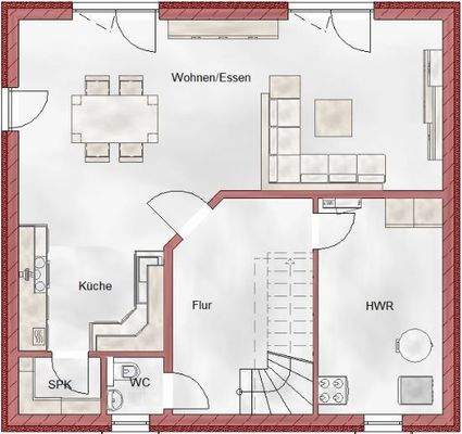 Grundriss Untergeschoss