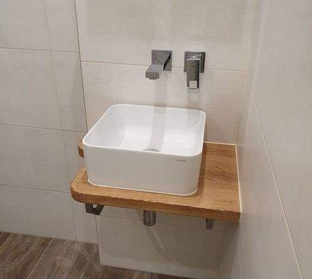 Blick zum Handwaschbecken