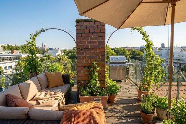 Gestaltungsbeispiel Dachterrasse