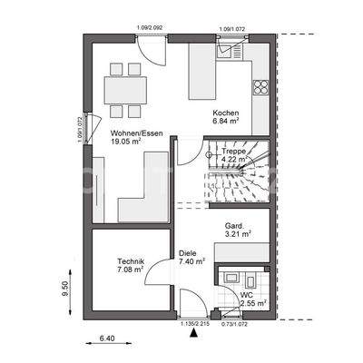 Möglicher Grundriss