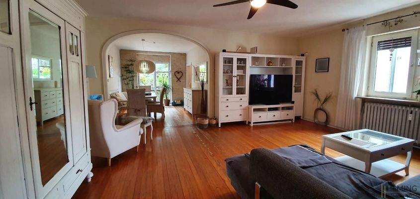 WE 1 - Wohn-Esszimmer mit Gartenzugang