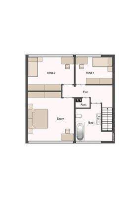 Grundriss Obergeschoss