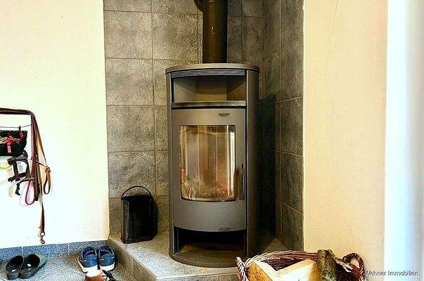 Kaminofen Eingangsbereich