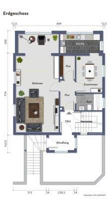 Grundriss Erdgeschoss
