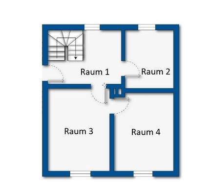 Grundrissskizze Kellergeschoss