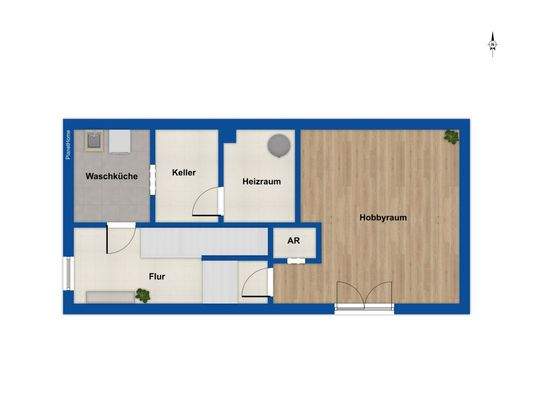 Grundriss KG - Souterrain