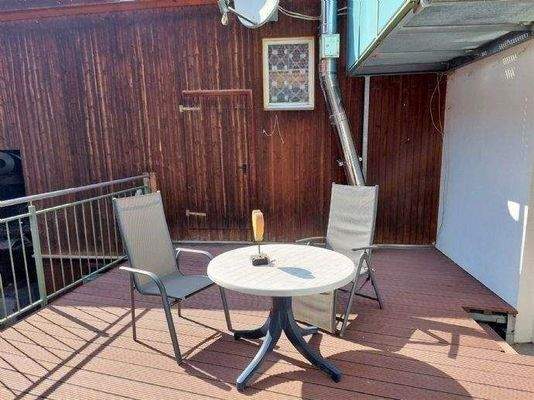 Vom Balkon geht es....